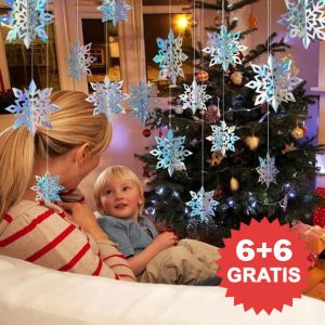 3D холографски снежинки 6+6 БЕЗПЛАТНО I HOLOFLAKE