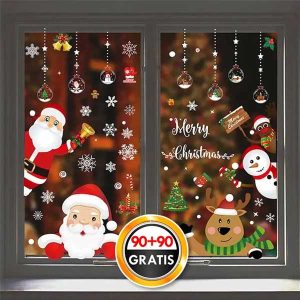 180x Коледни стикери | XMASCLINGS