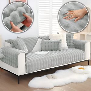 Плюшена калъфка за диван | VELVECO