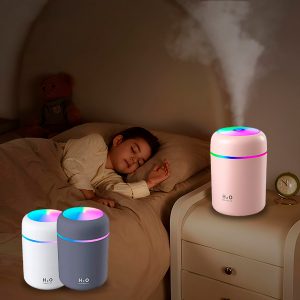 Овлажнител за Пречистване на Въздуха с Успокояващи Светлини | FRESHMIST